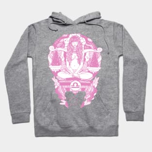 Light Pink Libra Beauty Hoodie